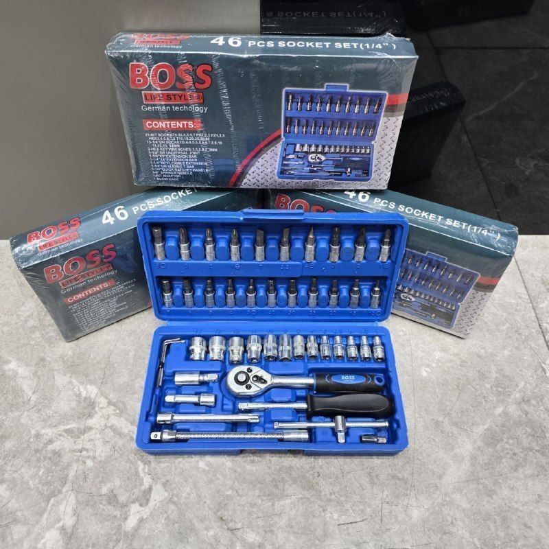 جعبه بکس ۴۶ عددی آبی اصلی باس مدل BS-46
