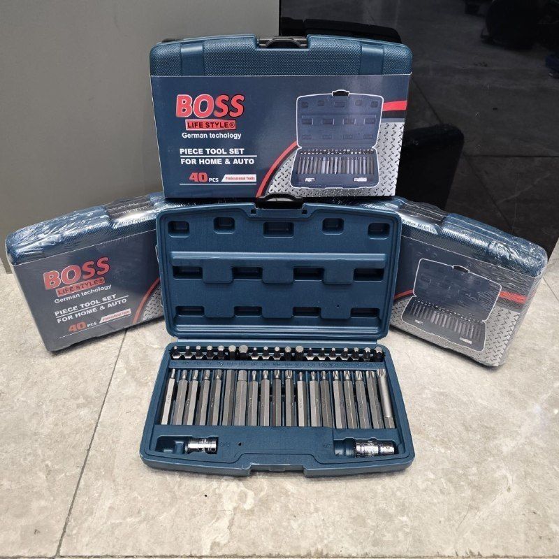 مجموعه بکس نوک خور ۴۰ عددی باس Bs-40Ppcs