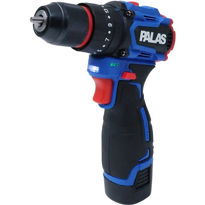 دریل پیچگوشتی شارژی چکشی براشلس پالاس مدل P2416