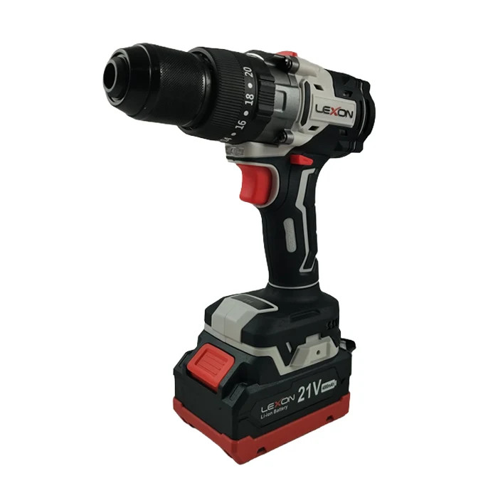 دریل شارژِی چکشی براشلس 21 ولت LEXON مدل LE-5809T