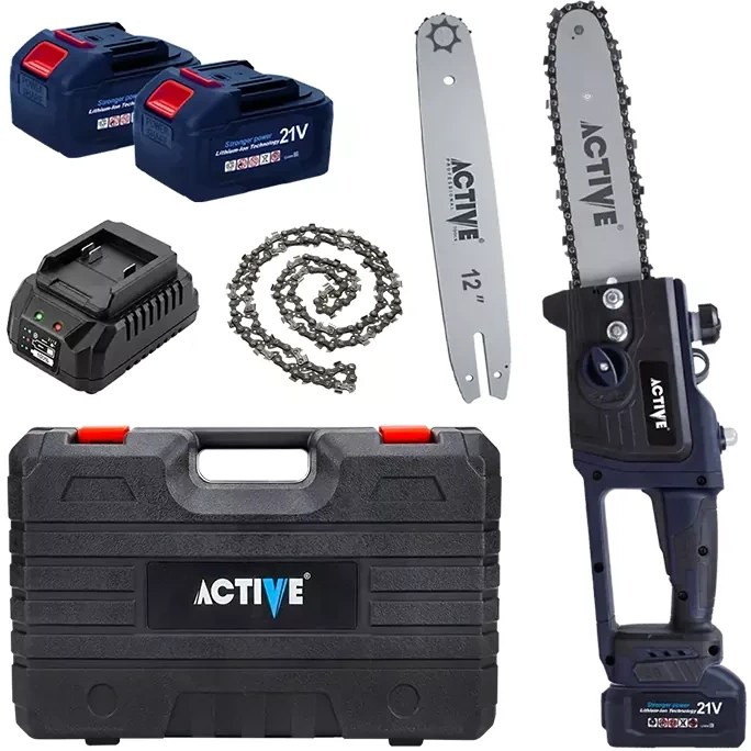 اره زنجیری شارژی 30 سانتیمتری 21 ولت براشلس مدل AC-3212BL