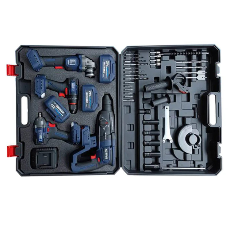 مجموعه بتنکن، پیچگوشتی، فرز و بکس براشلس اکتیو مدل AC-3224BL