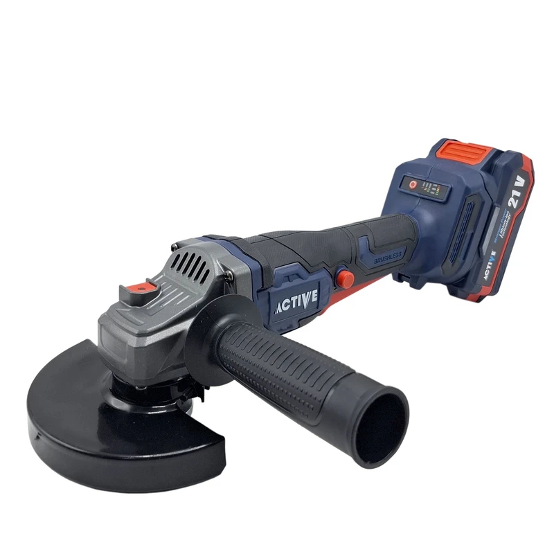 مینی فرز شارژی 115 میلیمتری 21 ولت براشلس اکتیو مدل AC-7828CH