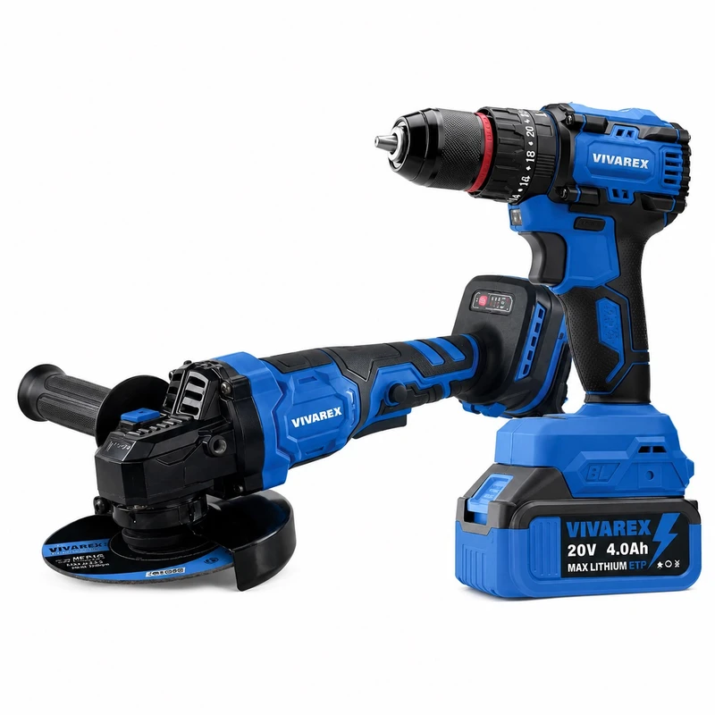 کیت شارژی براشلس دو عددی ویوارکس مدل VR2402-BCK