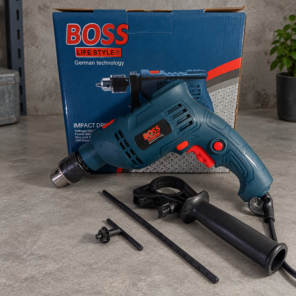 دریل 13 چکشی باس مدل BS1305