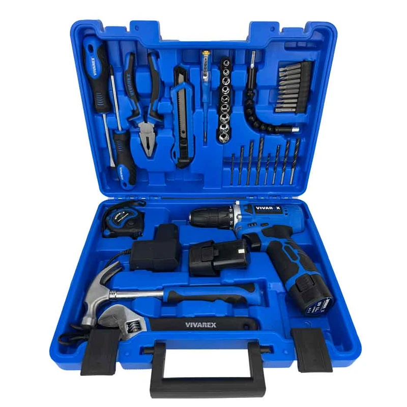 کیت ۴۰ پارچه همراه دریل شارژی ویوارکس مدل VR۱۲۴۰-CDK